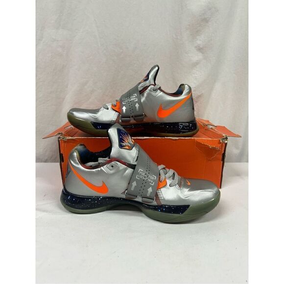 Size 8.5 -w/ box CLEAN NIKE Zoom‎ KD 4 All Star - Galaxy 2012 - Used main image 7